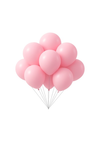 Metalik Balon 11 İnc 28 Cm 10 Adet Parti Doğum Günü Kutlama Süsleri Pembe