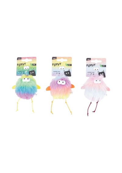 M-pets Fluffy Zee Catnipli Kedi Oyuncağı Multicolor