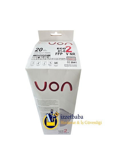Von Ffp2 V Nr Ventilli Toz Maskesi Konik 600 Adet