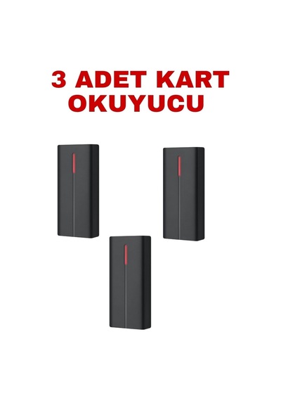 Sr-207 Em-w Ip68 Rfıd Proximity Kart Okuyucu 125 Khz 10.000 Kullanıcı Kapasiteli Dış Ortam Geçiş Sistemi 3 Adet