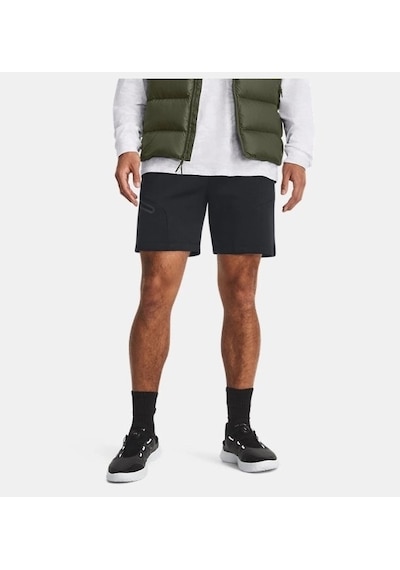 Under Armour Unstoppable Fleece Erkek Şort 1379809-001 Siyah