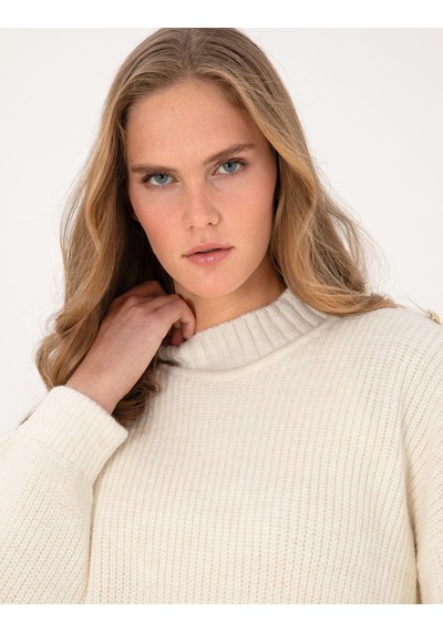 Pierre Cardin Kadın Ekru Kazak /triko 50316342-vr019 Ekru
