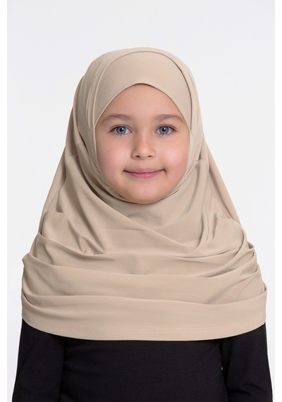 Hürrem Bone Bej Pratik Hazır Geçmeli Çocuk Tesettür Bone Sandy Kumaş Kendinde Bej Hürrem Bone Bej Pratik Hazır Geçmeli Çocuk Tesettür Bone Sandy Kumaş Kendinde Bej