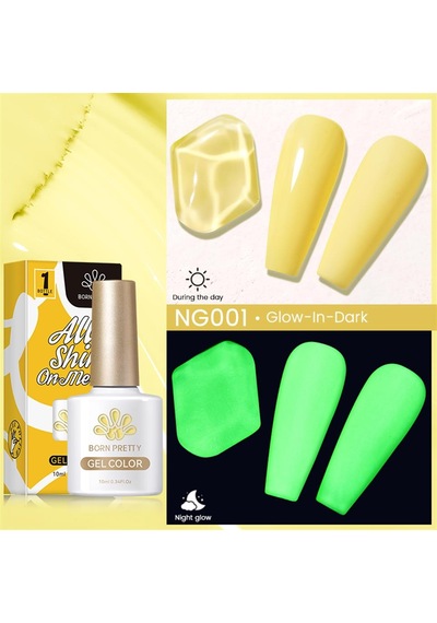 Born Pretty 10 Ml Fosforlu Luminous Kalıcı Oje Ng001 55949