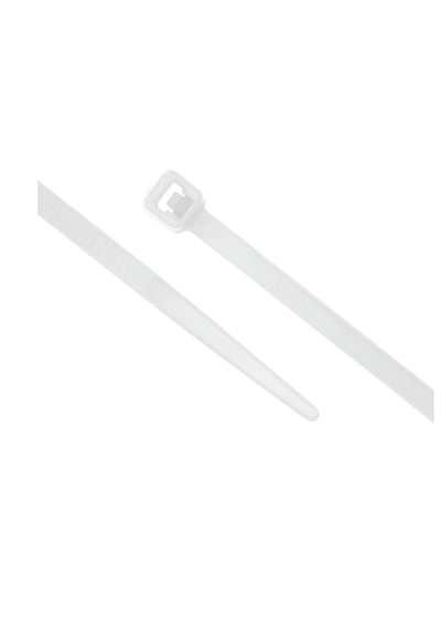 Beyaz Plastik Kablo Bağı Plastik Kelepçe 2,5mmx20cm 100 Adet