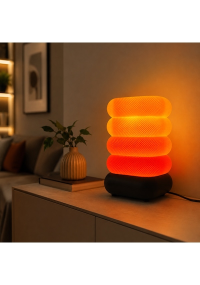 Soft Glow Masa Lambası - Fiş Bağlantılı Turuncu