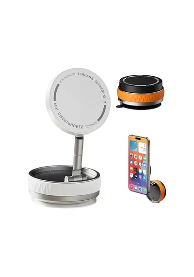 360 Döner Başlıklı Manyetik Araç Telefon Tutucu, Güçlü Sabitleme