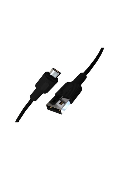 Micro Usb Hızlı Şarj Kablosu Siyah + Siyah Uç 150 Cm