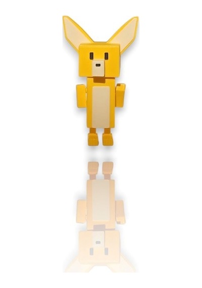 Super Bear Adventure, Baaren-şika, Penguen, Tilki, Tavşan, Timsah, Arı Loy3d 9 Cm Sarı