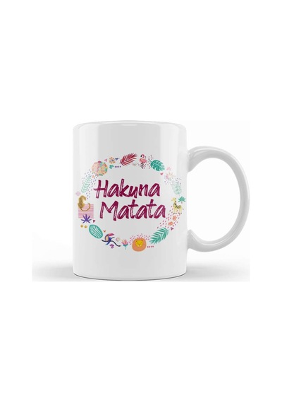 Hakuna Matata 03 Kupa Bardak Porselen Karışık