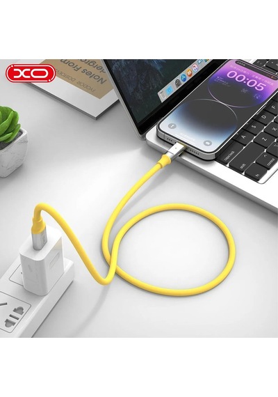 Nb251 6a Fast Destekli Usb-a To Lightning Soft Silikon Dayanıklı Data Veri & Hızlı Şarj Kablosu
