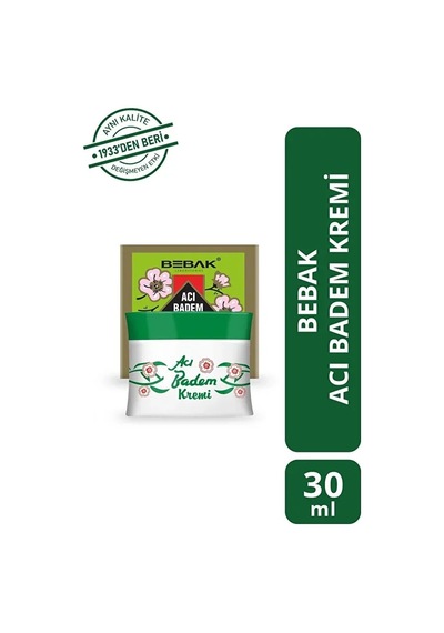 Acı Badem Kremi Kavanoz 30 Ml