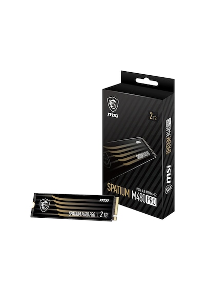 Msı 2tb Spatıum M480 Pro 7400 7000mb/s M2 Nvme Gen4 Disk Soğutuculu