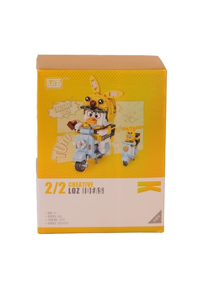 Lz-1676 Loz Kurye Ördek 443 Parça Blk Oyuncak