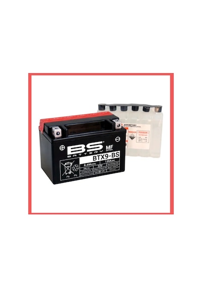 Btx9-bs 2007-2021 Suzuki Burgman Uh 200 Uyumlu Akü Bs Sulu Akü