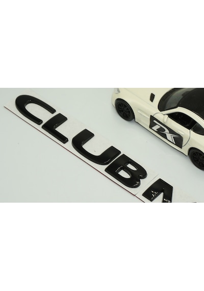 Mini Cooper Clubman Siyah Metal 3m Bagaj Yazı Logo