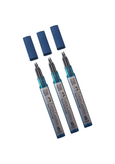 Kalem Ucu 2.0 Mm 3 Paket 2b Uç 2mm Siyah Sınav Kalemi Ucu