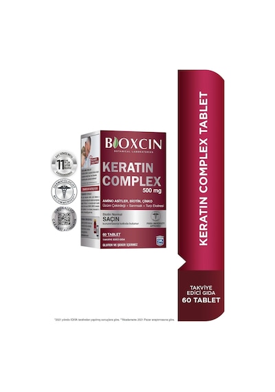 Bioxcin Keratin Complex 500 Mg 60 Tablet - Saç ve Tırnak Vitamini