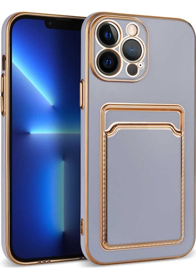 Subutu Apple Uyumlu iPhone 12 Pro Sbt Bark Kartlıklı Kılıf-lila Lila
