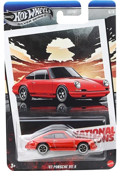 Hot Wheels Sılver Serıes Arabalar Özel Seri 67 Porsche 911 R Hrt81 - Jby96 Kırmızı