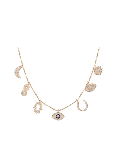 Charm Kolye 718938 Rose Gümüş