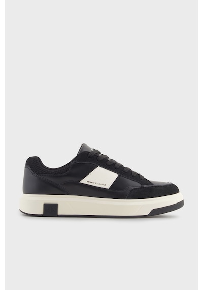 Armani Exchange Erkek Ayakkabı Xm001720 Af17529 Mc024 Siyah-beyaz Siyah-beyaz