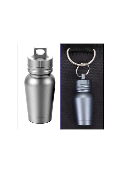 Omeniv Alüminyum Su Geçirmez Tüp  Kibrit Anahtarlık Outdoor Çok Renkli