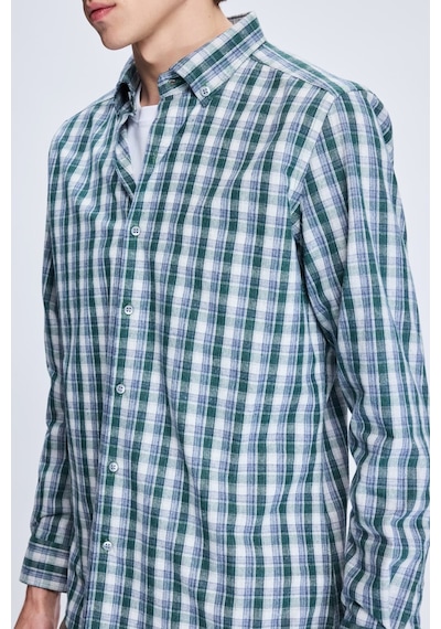 Hatemoğlu Haki Slim Fit Kareli Düğmeli Yaka Uzun Kollu Pamuklu Gömlek 19151010014a 251 1964072 Haki Hatemoğlu Haki Slim Fit Kareli Düğmeli Yaka Uzun Kollu Pamuklu Gömlek 19151010014a 251 1964072 Haki