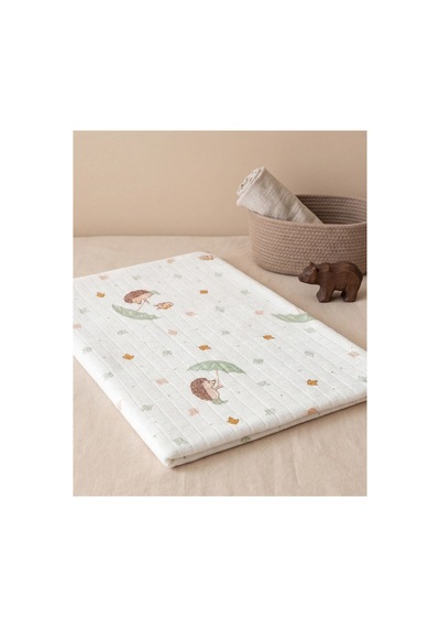 Tek Kat Müslin Bebek Örtüsü 75x85 Çok Renkli