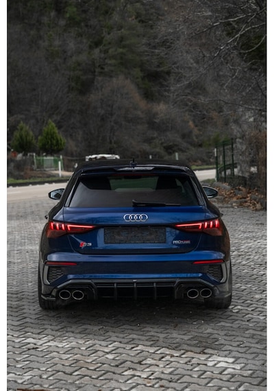 Audi A3 S-line Sportback 8y 2020-2024 Body Kit Seti Ön Lip Marşpiyel Difüzör Flap Spoiler