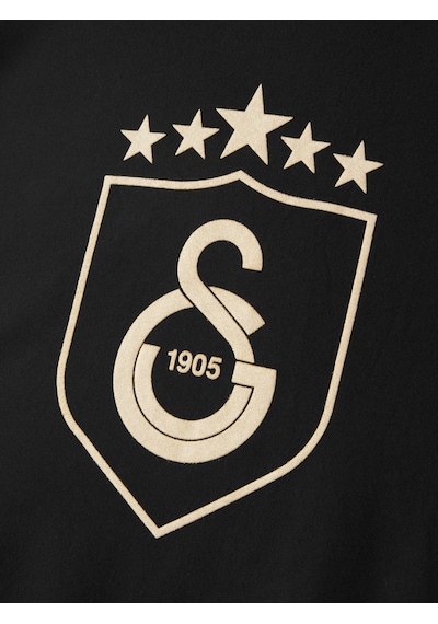 Gsstore Galatasaray Kalkan 5 Yıldız T-shirt E251395 Siyah