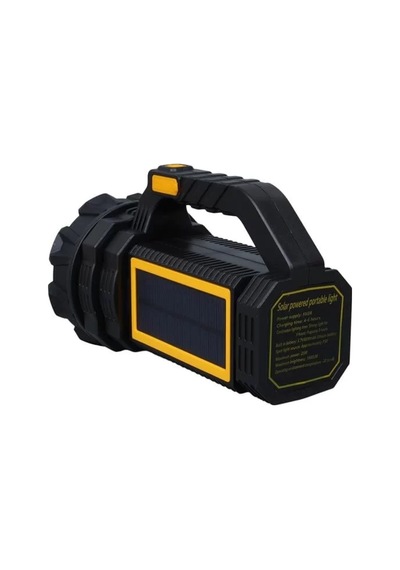 Sh Powermaster W5190 Solar Şarjlı El Feneri Uzun Mesafe Işıldak Najmaddin Diğer
