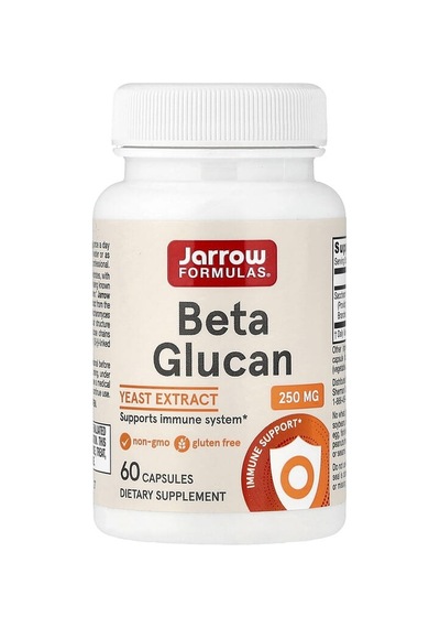 Jarrow Formulas, Beta Glucan, 250 Mg, 60 Capsules