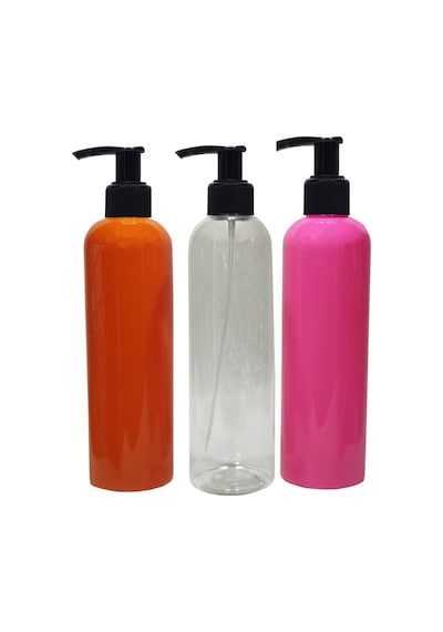 Paradise 3 adet 400ml sabunluk,dezenfekten  pompalı boş pet şişe