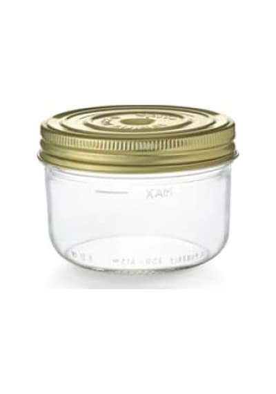Sızdırmaz Kapaklı Cam Kavanoz, 350ml, 10 Cm Çapında 2.8 L
