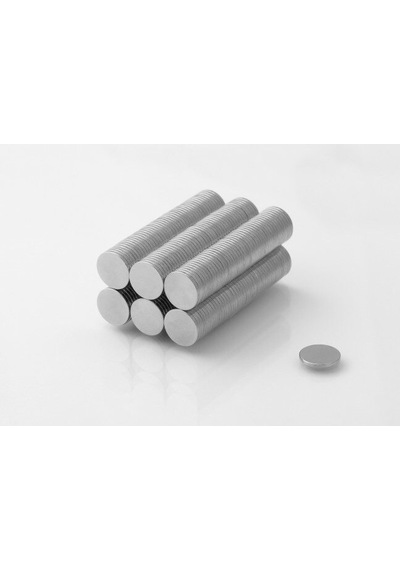 Neodyum Mıknatıs D10X1 Mm 100 Adet Ince Silindirik Güçlü Magnet
