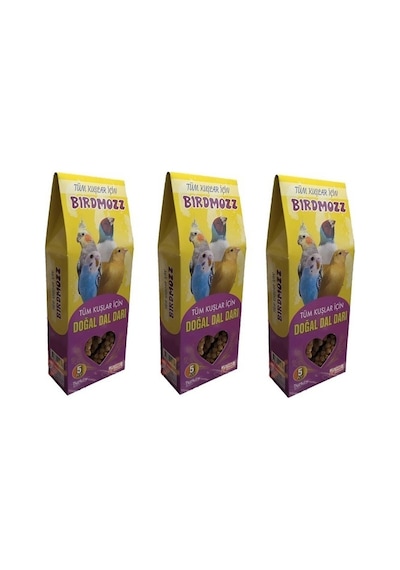 BirdMozz Doğal Kızıl Dal Darı 5'li Paket 3 Adet