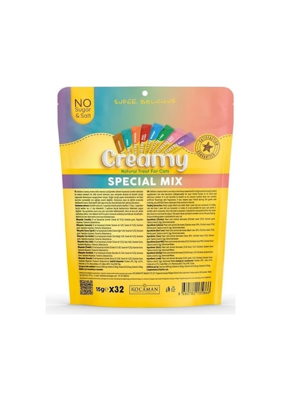 Delibon Creamy Ödül Maması Karışık Çeşit 15gr 32li Paket