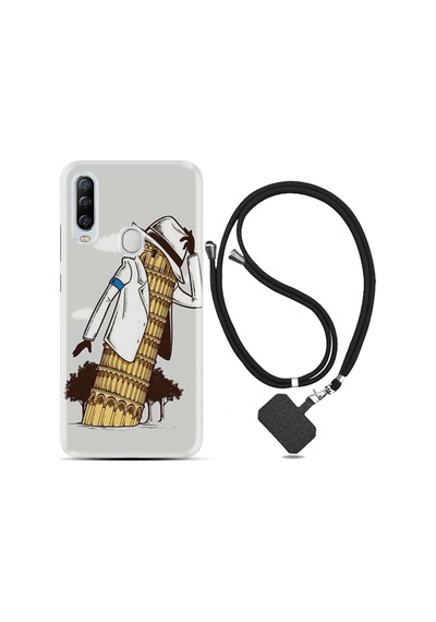 General Mobile GM20 Pro Kılıf Boyun Askılı Black in the Woman 1367