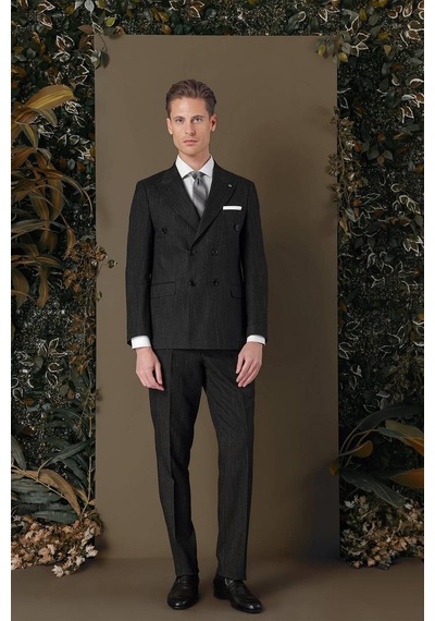 Efor Tk 884 Slim Fit Lacivert Klasik Takım Elbise Lacivert