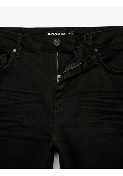 Koton Normal Bel Cepli Pamuklu Skinny Fit Jean Pantolon - Michael Jean Siyah 6wam40012nd Siyah Koton Normal Bel Cepli Pamuklu Skinny Fit Jean Pantolon - Michael Jean Siyah 6wam40012nd Siyah