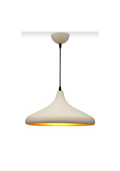 Riolight Modern Beyaz  Içi Gold Oda,Mutfak,Cafeler Için Tekli Me