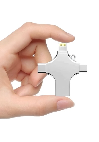 Dk04 64gb 4in1 Usb 2.0 + Type-c + Micro + Lightning Flash Sürücü
