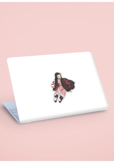 Zenitsu Agatsuma-nezuko Kamado-demon Slayer - 2li Sticker Set - Parlak Kağıt - Başarı Çıkartmaları- Süsleme Etiket