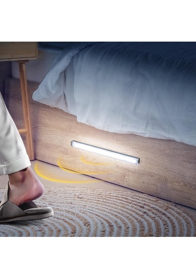 Waldern 30 Cm Sensörlü Şarjlı Şerit Led Işık 3in1 Beyaz-gün Işığı-nötr Renk Gün Işığı