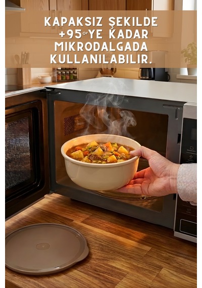 Ayza Model 3 Lü Yuvarlak Saklama Kabı Seti 1.5 Lt + 2.5 Lt + 4 Lt Yeşil