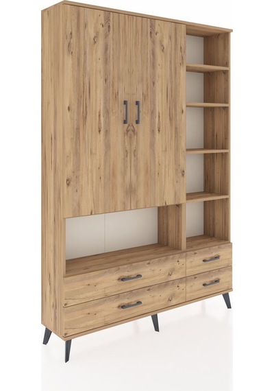 Arges Dolap 10 Raflı 4 Çekmeceli 2 Kapaklı 132x30x195 Çam-çam/çam Atlas Çam/atlas Çam Arges Dolap 10 Raflı 4 Çekmeceli 2 Kapaklı 132x30x195 Çam-çam/çam Atlas Çam/atlas Çam