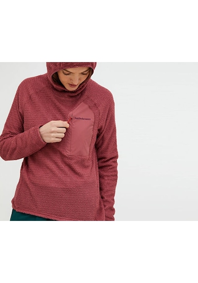 Peak Performance W Freelıght Alpha Hood Kadın Günlük Sweatshirt G80439030t Pembe