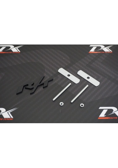 Dodge Challenger Rt Logo Ön Panjur Vidalı 3D Krom Metal Logo Ambl (546907258)