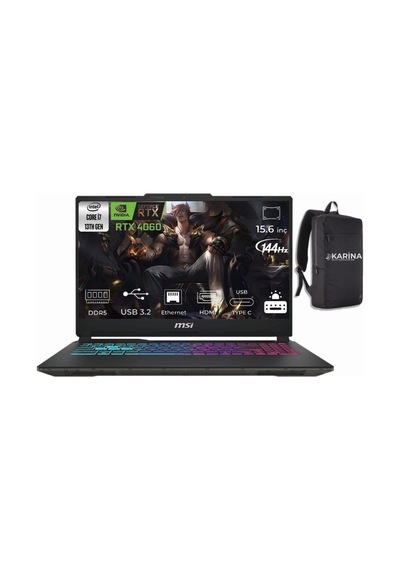 MSI Cyborg 15 A13vf892xtrk48 i7-13620H 24 GB 2 TB SSD RTX4060 15.6" W11P Dizüstü Bilgisayar